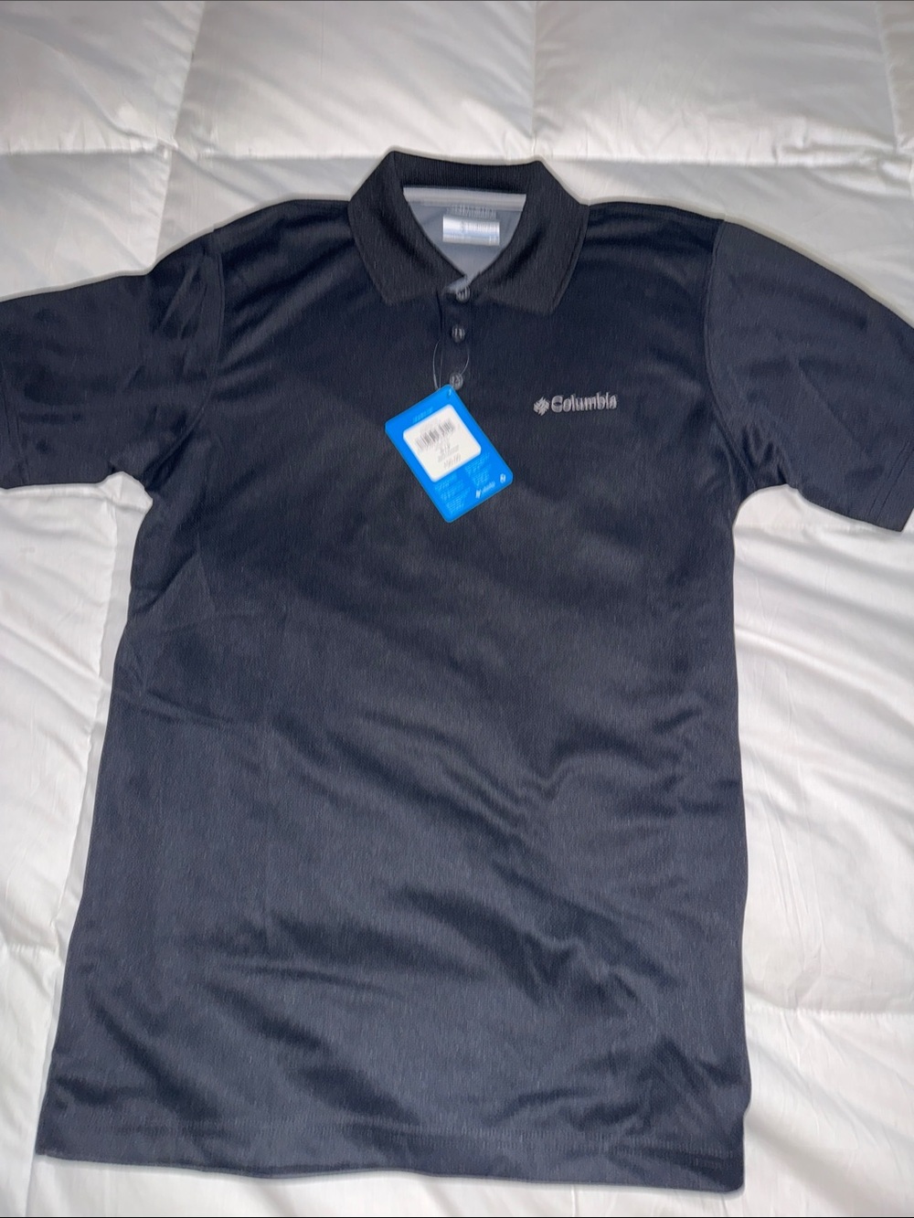 Columbia Black Men’s Short-Sleeve Polo